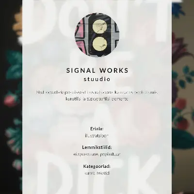 Poster fiori colorati con scritte bianche a contrasto