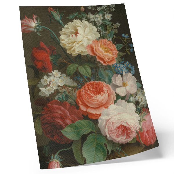 Poster Fiori colorati in uno stile pittorico classico