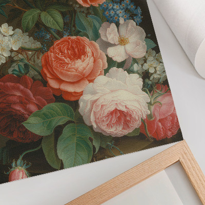 Poster Fiori colorati in uno stile pittorico classico