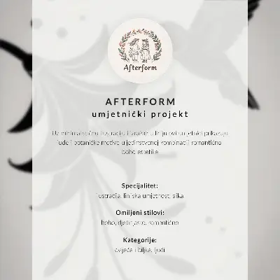 Poster foglie gialle su sfondo turchese dal design moderno