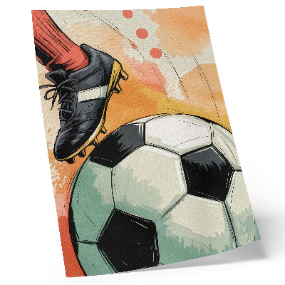 Poster Accento sportivo, colori splendidi, composizione dinamica