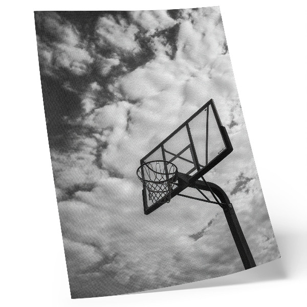 Poster Cielo contrastante nuvole cesto vita cittadina