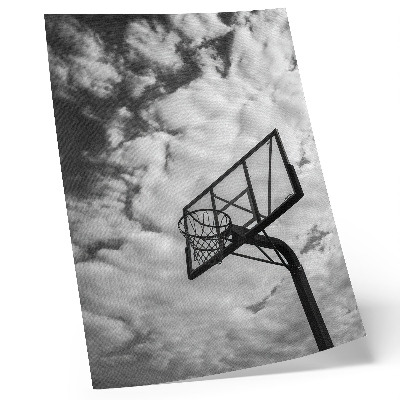 Poster Cielo contrastante nuvole cesto vita cittadina
