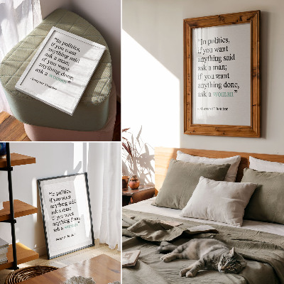Poster Citazione minimalista che motiva la semplicità e ispira