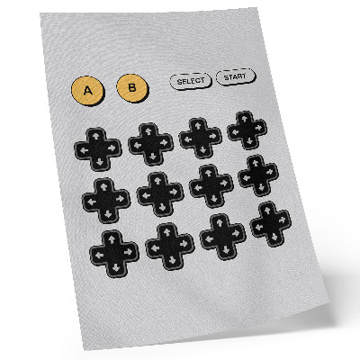 Stampa su tela controller di gioco minimalismo retro modernità