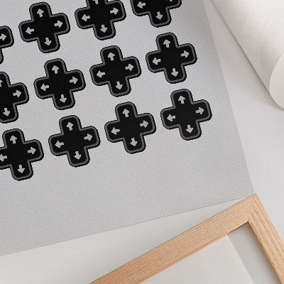 Stampa su tela controller di gioco minimalismo retro modernità