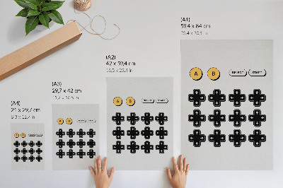 Stampa su tela controller di gioco minimalismo retro modernità
