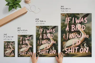 Stampa su tela scritta creativa su sfondo naturale