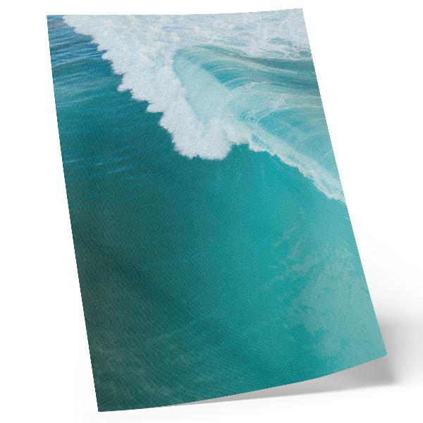Poster Onde oceaniche turchesi, atmosfera calma, armonia