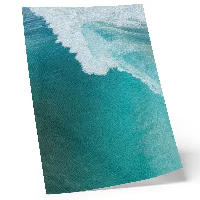 Poster onde oceaniche turchesi con atmosfera calma e armonia