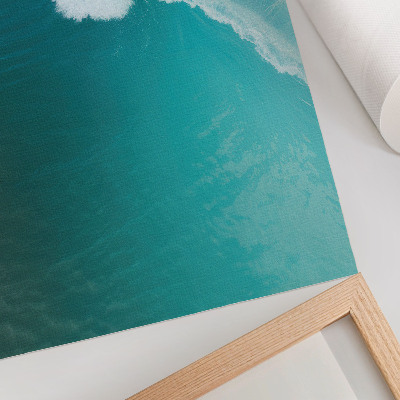 Poster Onde oceaniche turchesi, atmosfera calma, armonia