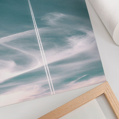 Poster Cielo azzurro striscia libertà ispirazione