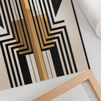 Poster Linee architettoniche, eleganti dettagli dorati