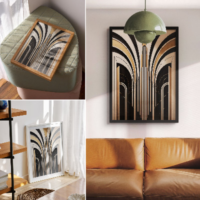 Poster Archi moderni, eleganza, contrasto Art Déco