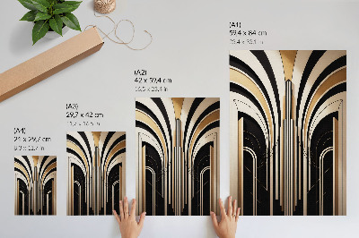 Poster Archi moderni, eleganza, contrasto Art Déco