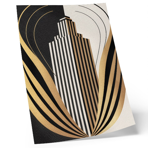 Stampa su tela Le linee architettoniche contrastano eleganza e modernità.