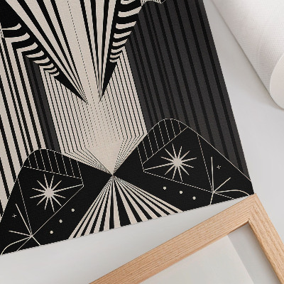 Foto su tela Contrasti audaci tra forme geometriche e modernità
