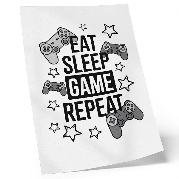 Poster con iscrizioni a stelle in stile moderno minimalista