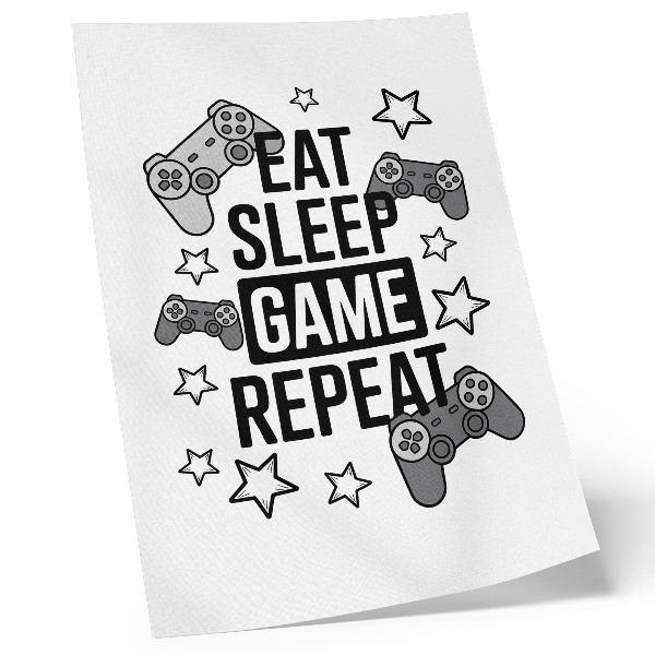 Poster Iscrizioni a stelle in stile moderno minimalista