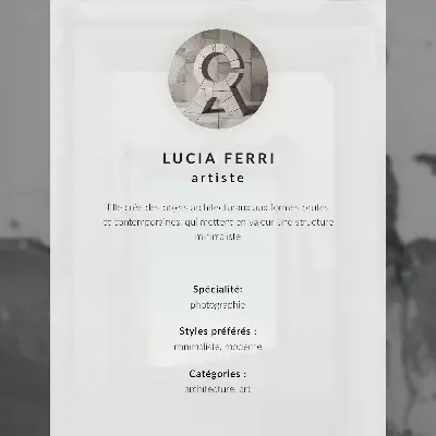 Stampa su tela architettura geometrica con facciata beige