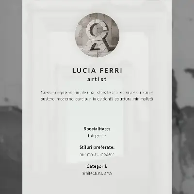 Stampa su tela architettura geometrica con facciata beige