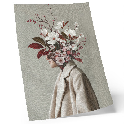 Poster Bouquet di fiori di fronte all'ispirazione artistica