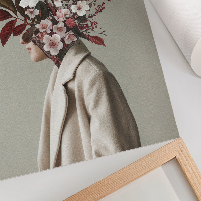 Poster Bouquet di fiori di fronte all'ispirazione artistica