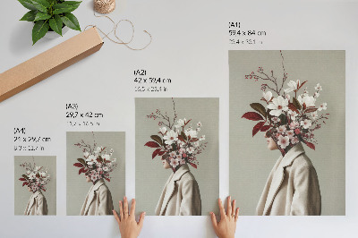Poster Bouquet di fiori di fronte all'ispirazione artistica