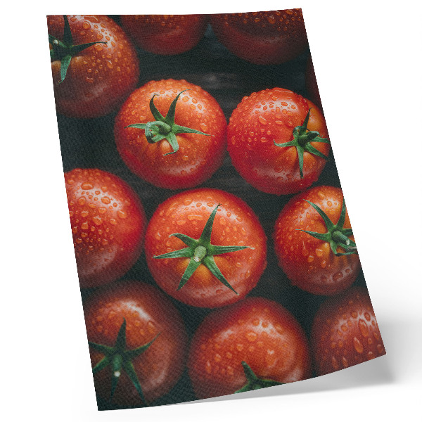 Poster Pomodori succosi con qualche goccia d'acqua