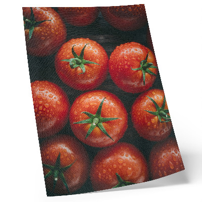 Poster Pomodori succosi con qualche goccia d'acqua