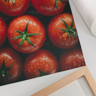 Poster Pomodori succosi con qualche goccia d'acqua