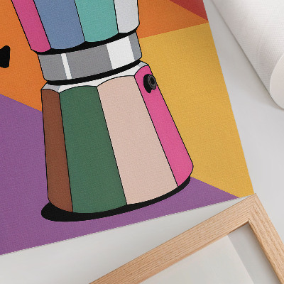 Foto su tela Colori contrastanti, stile espressivo, combinazione fruttuosa