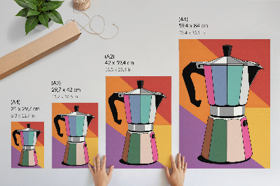 Foto su tela Colori contrastanti, stile espressivo, combinazione fruttuosa