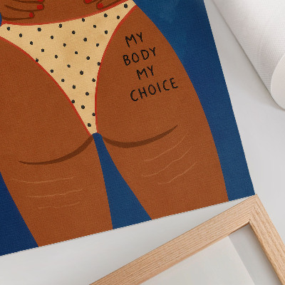 Poster Un'immagine moderna della forza femminile