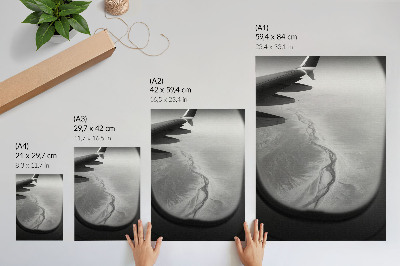 Poster Prospettiva di volo, atmosfera minimalista, natura