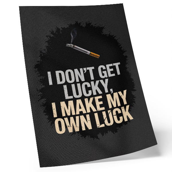 Stampa su tela Slogan motivazionale: design minimalista