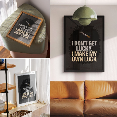 Stampa su tela Slogan motivazionale: design minimalista