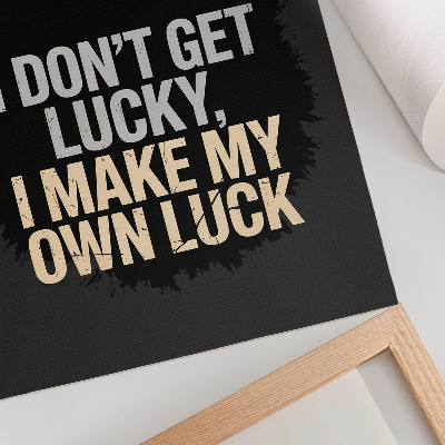 Stampa su tela Slogan motivazionale: design minimalista
