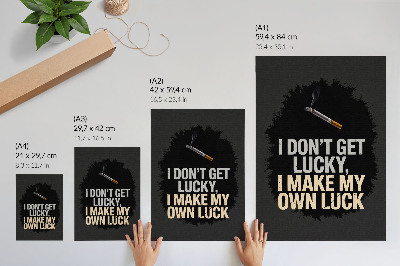 Stampa su tela Slogan motivazionale: design minimalista