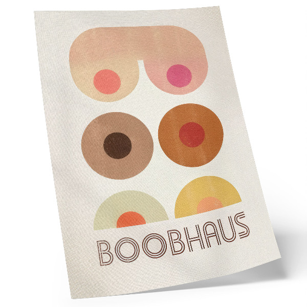Foto su tela Grafica in stile Bauhaus di Boobhaus