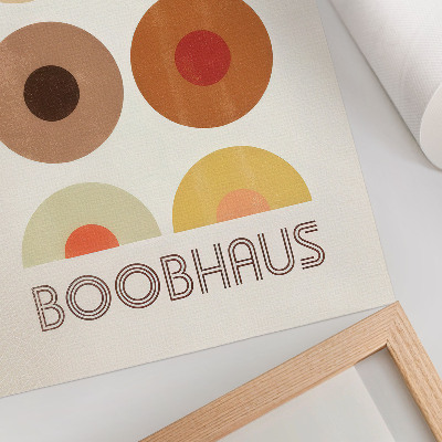 Foto su tela Grafica in stile Bauhaus di Boobhaus
