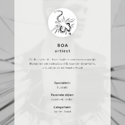 Poster Ritratti colorati di donne con diverse acconciature alla moda.