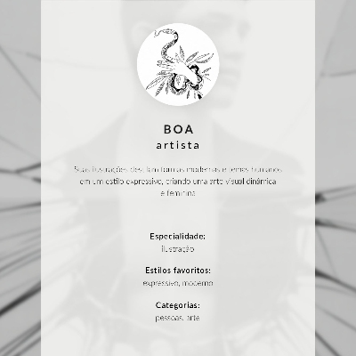 Poster Ritratti colorati di donne con diverse acconciature alla moda.