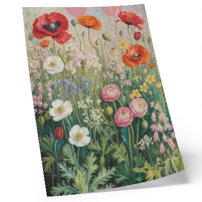 Poster Un tripudio floreale di colori, pieno di vita ed energia.