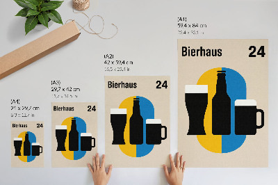 Poster Colori contrastanti e forme geometriche