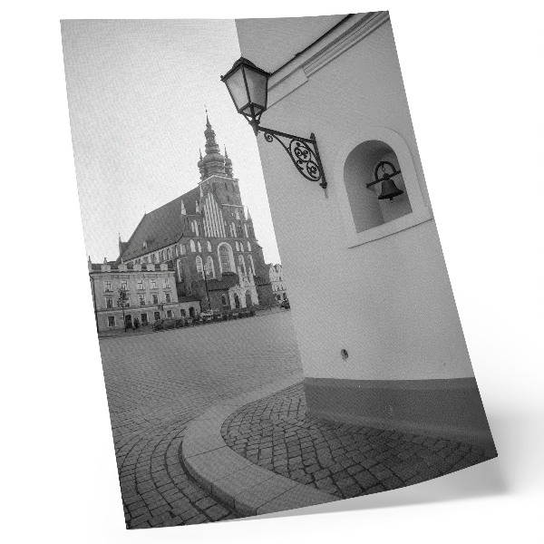 Foto su tela Architettura in bianco e nero, eleganza, simmetria