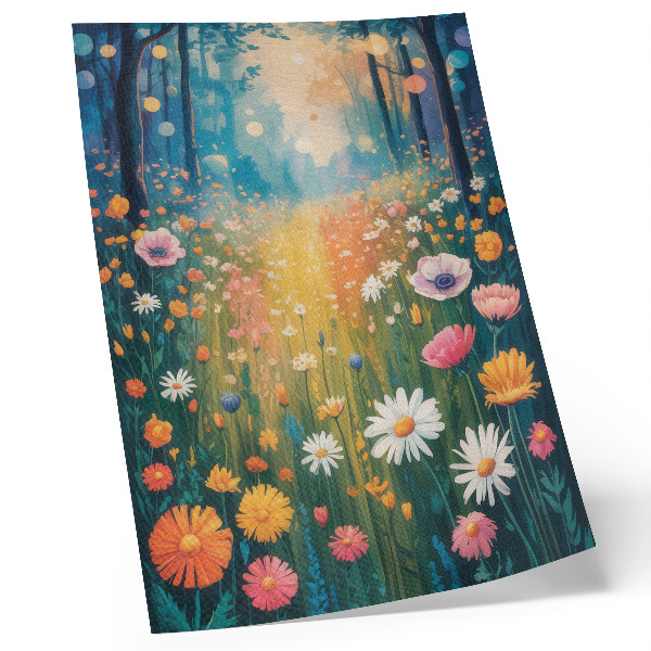 Poster Fiori colorati, stile moderno, atmosfera gioiosa