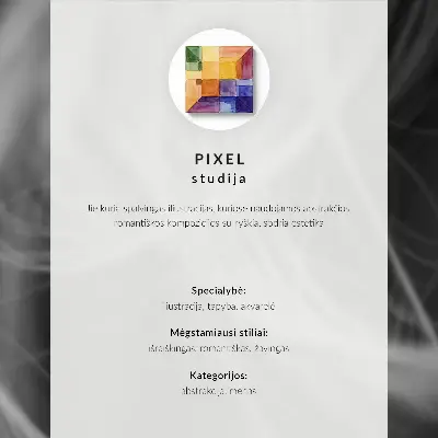 Poster fiori colorati in stile moderno dall'atmosfera gioiosa