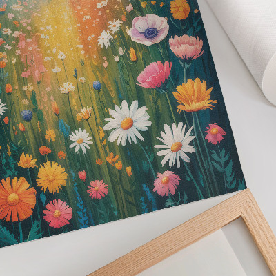 Poster Fiori colorati, stile moderno, atmosfera gioiosa