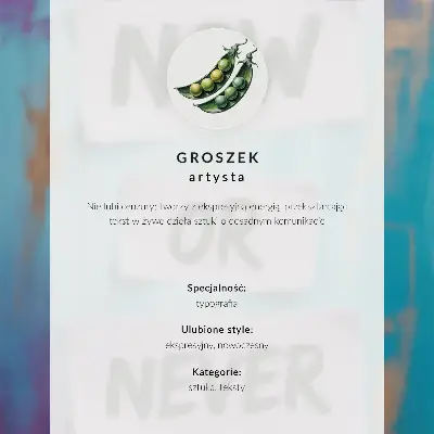 Poster con colori dinamici, testi ispiratori e atmosfera moderna